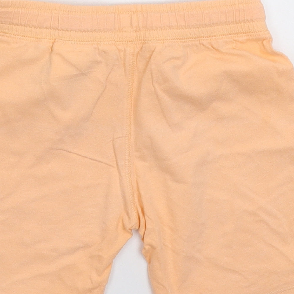 H&M Girls Orange   Sweat Shorts Size 5-6 Years