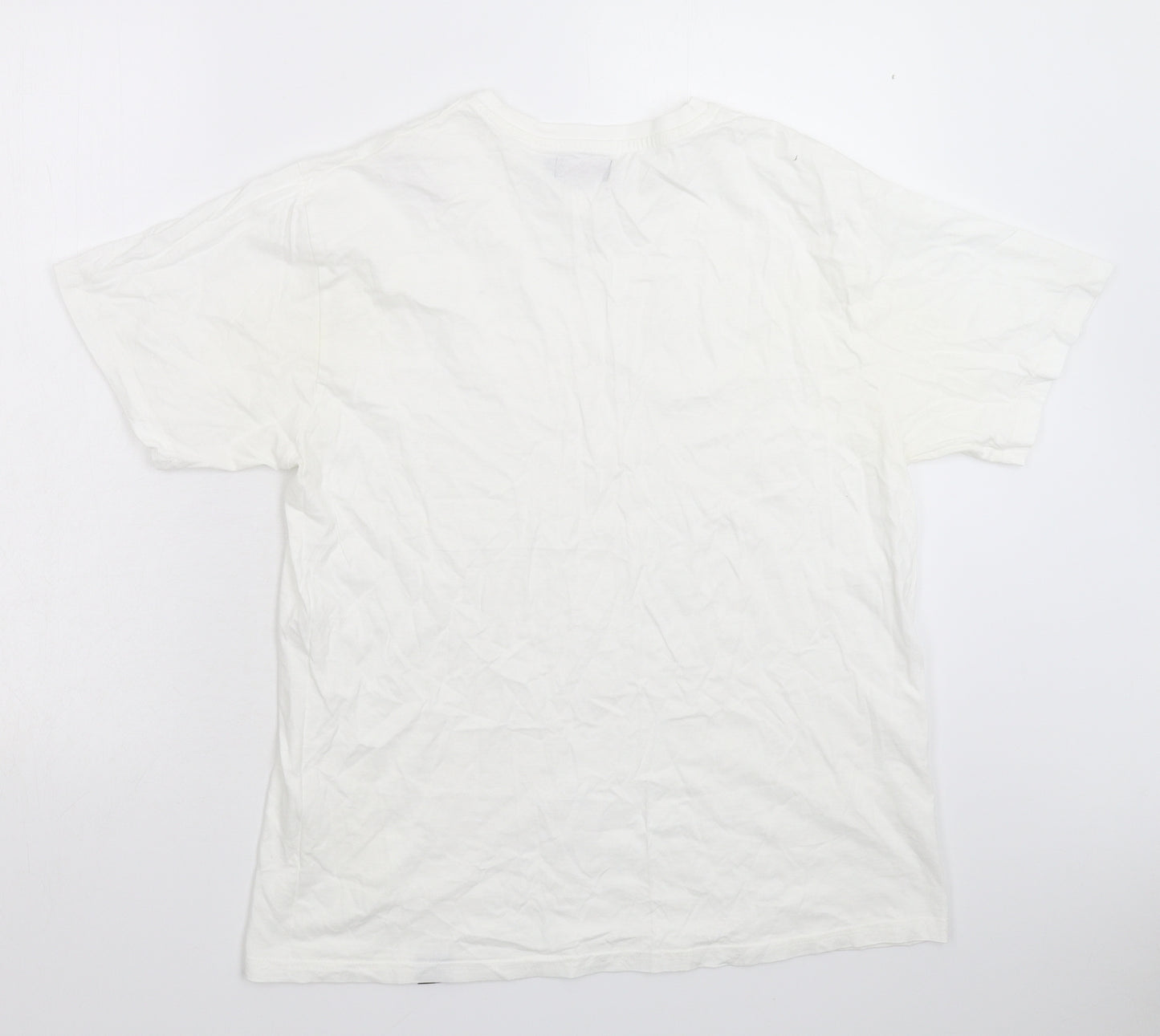 Pierre Cardin Mens White    T-Shirt Size L