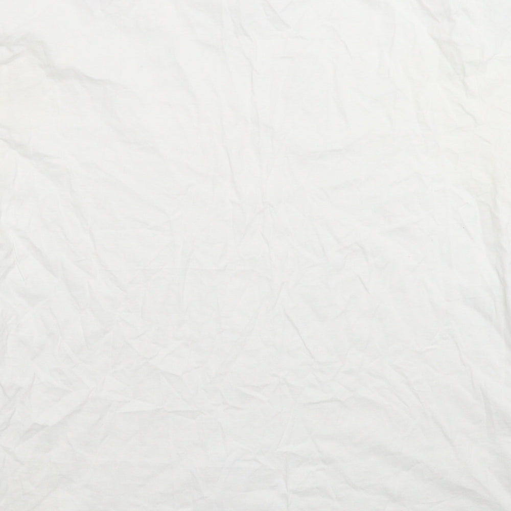 Pierre Cardin Mens White    T-Shirt Size L