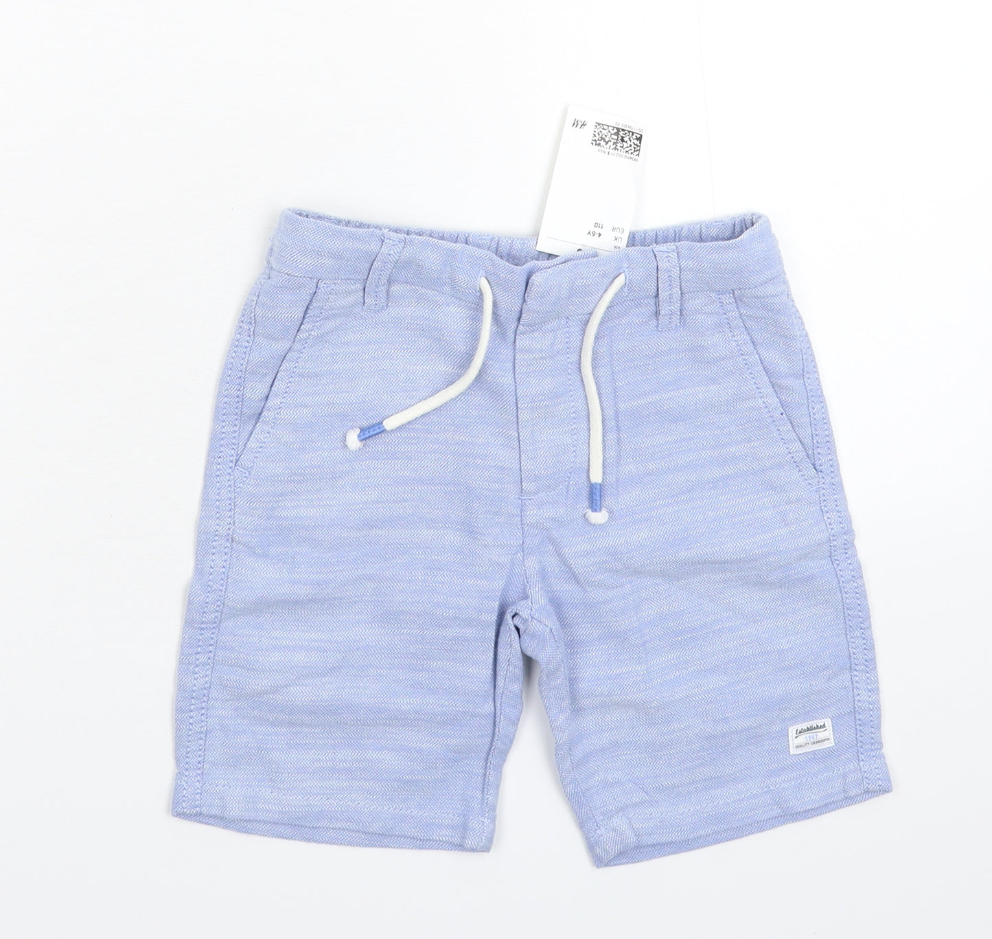 H&M Boys Blue   Bermuda Shorts Size 4-5 Years