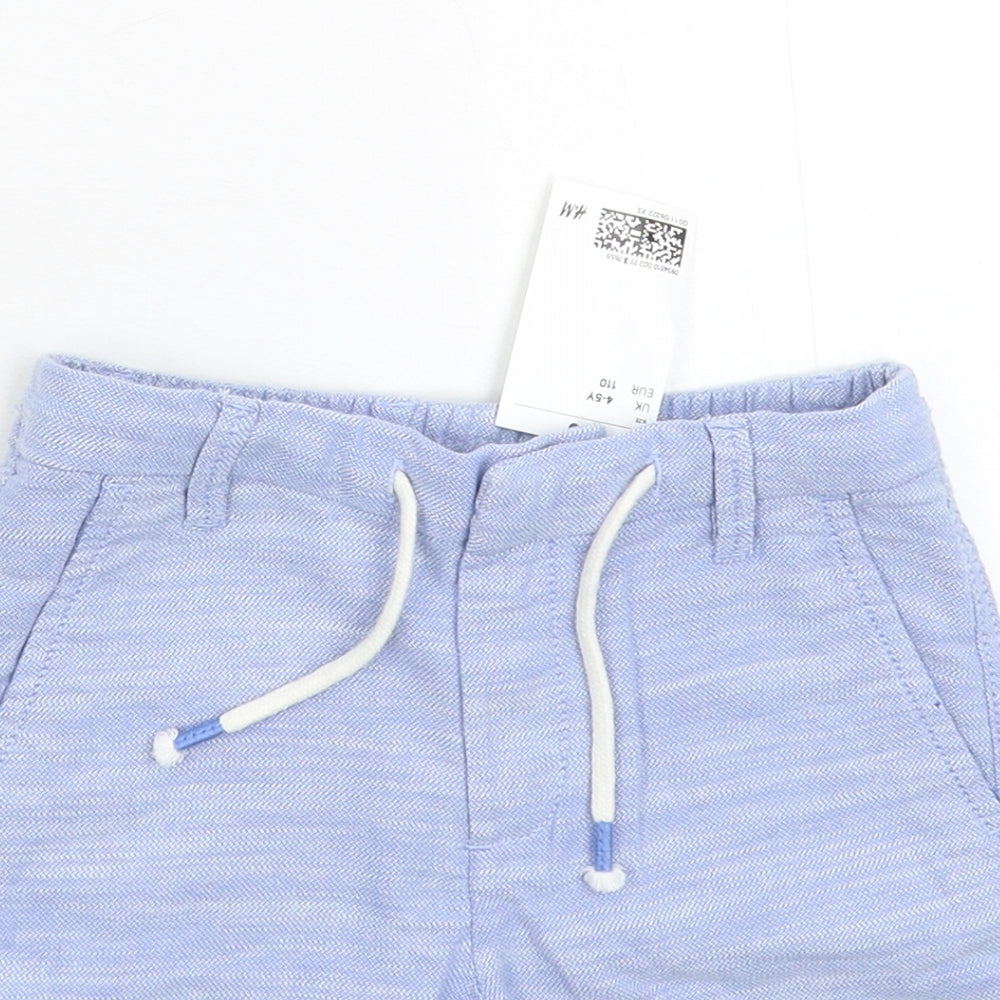 H&M Boys Blue   Bermuda Shorts Size 4-5 Years