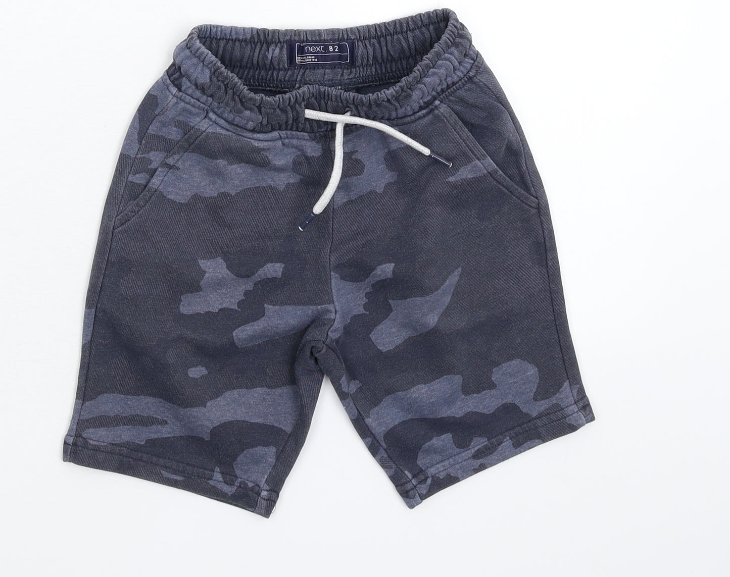 NEXT Boys Grey Camouflage  Sweat Shorts Size 4-5 Years