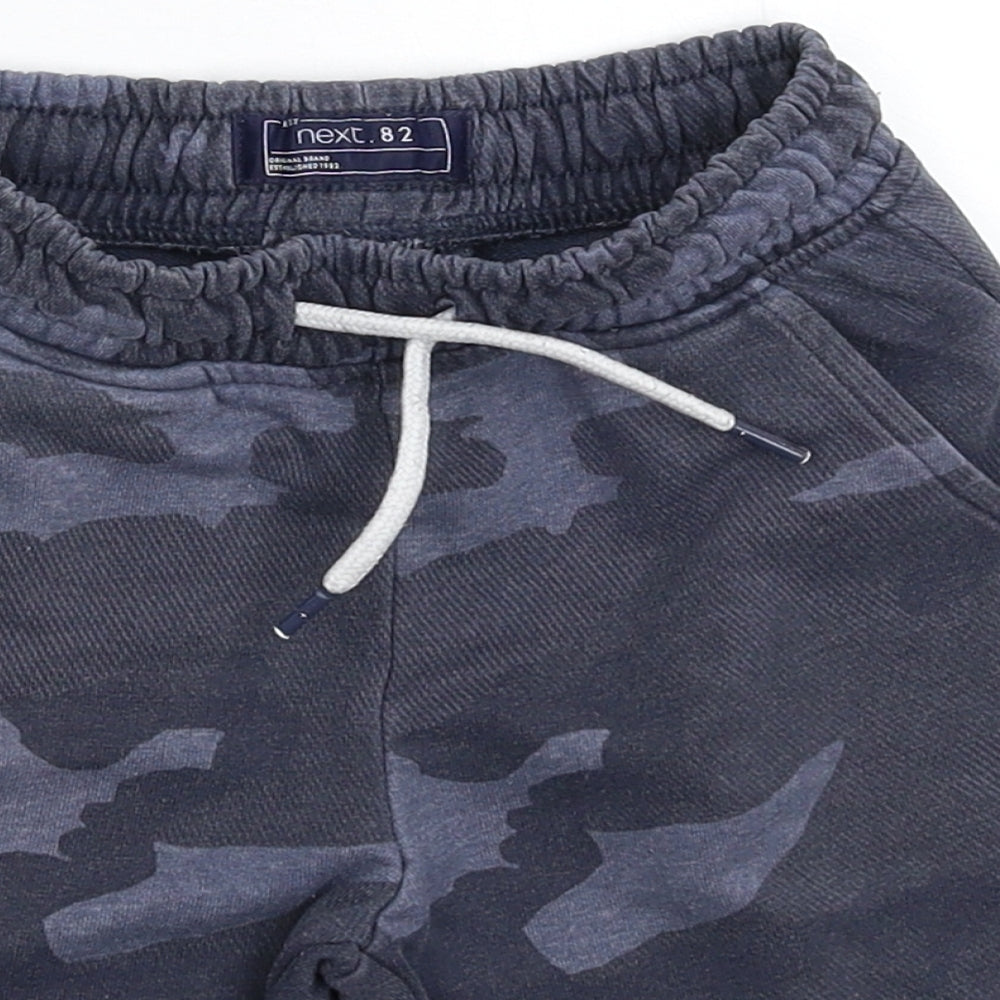 NEXT Boys Grey Camouflage  Sweat Shorts Size 4-5 Years