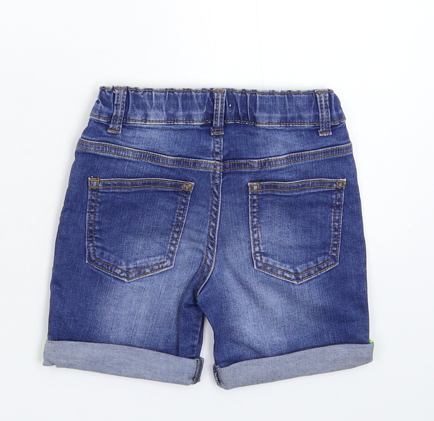 F&F Boys Blue  Denim Bermuda Shorts Size 3-4 Years