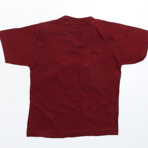 Tropical World Boys Brown   Basic T-Shirt Size 6 Years