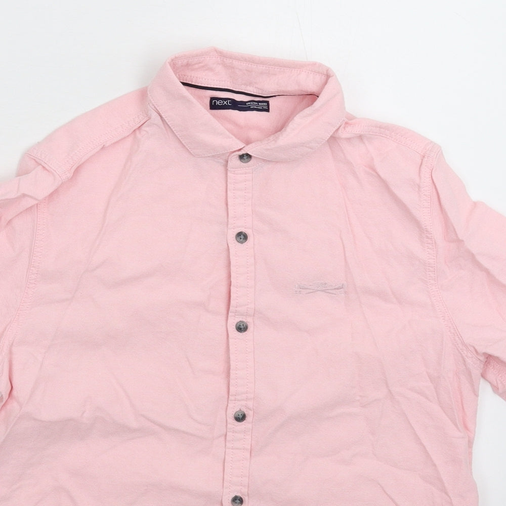 NEXT Boys Pink   Basic Button-Up Size 12 Years