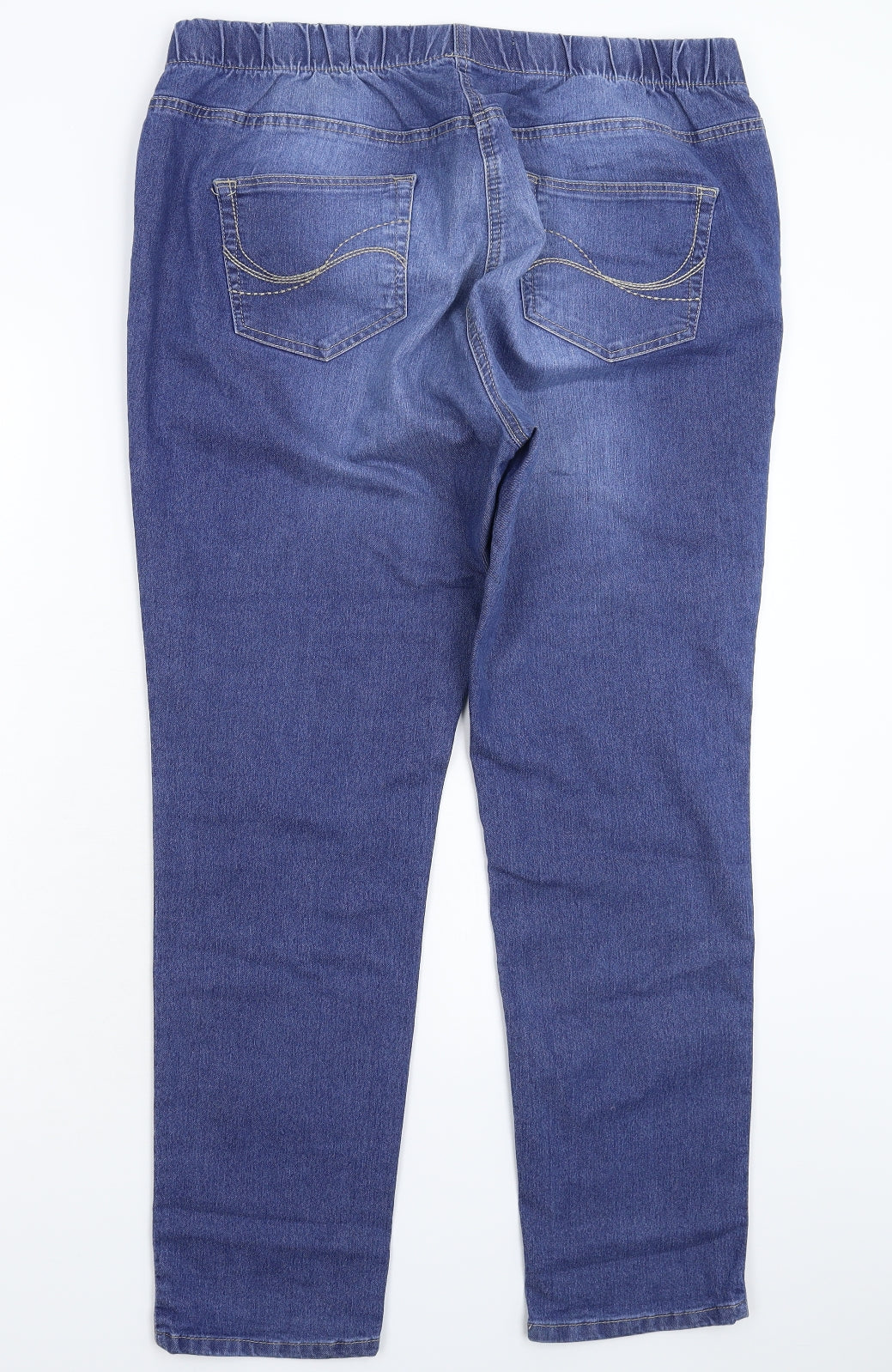 TU Womens Blue  Denim Jegging Jeans Size 20 L29 in