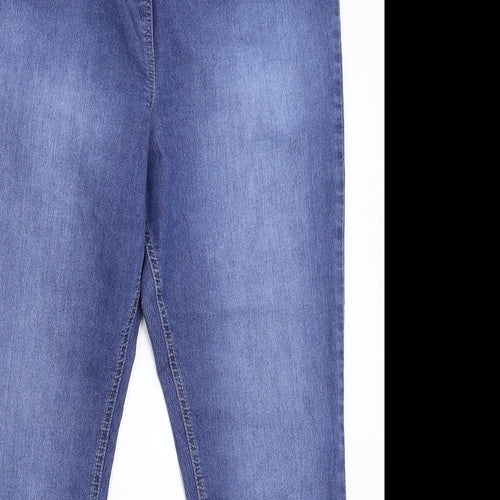 TU Womens Blue  Denim Jegging Jeans Size 20 L29 in
