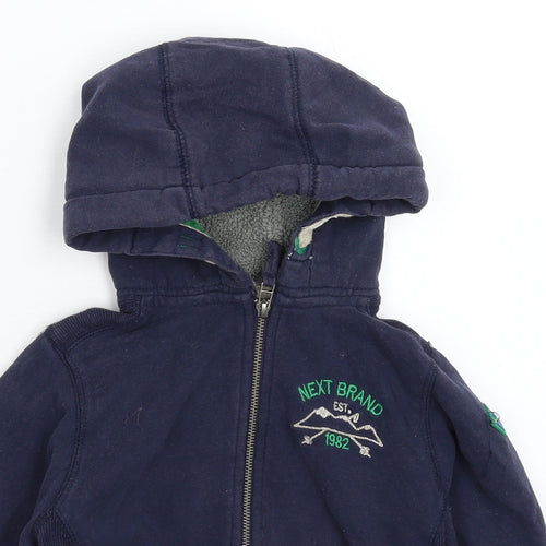 NEXT Boys Blue   Full Zip Hoodie Size 6 Years