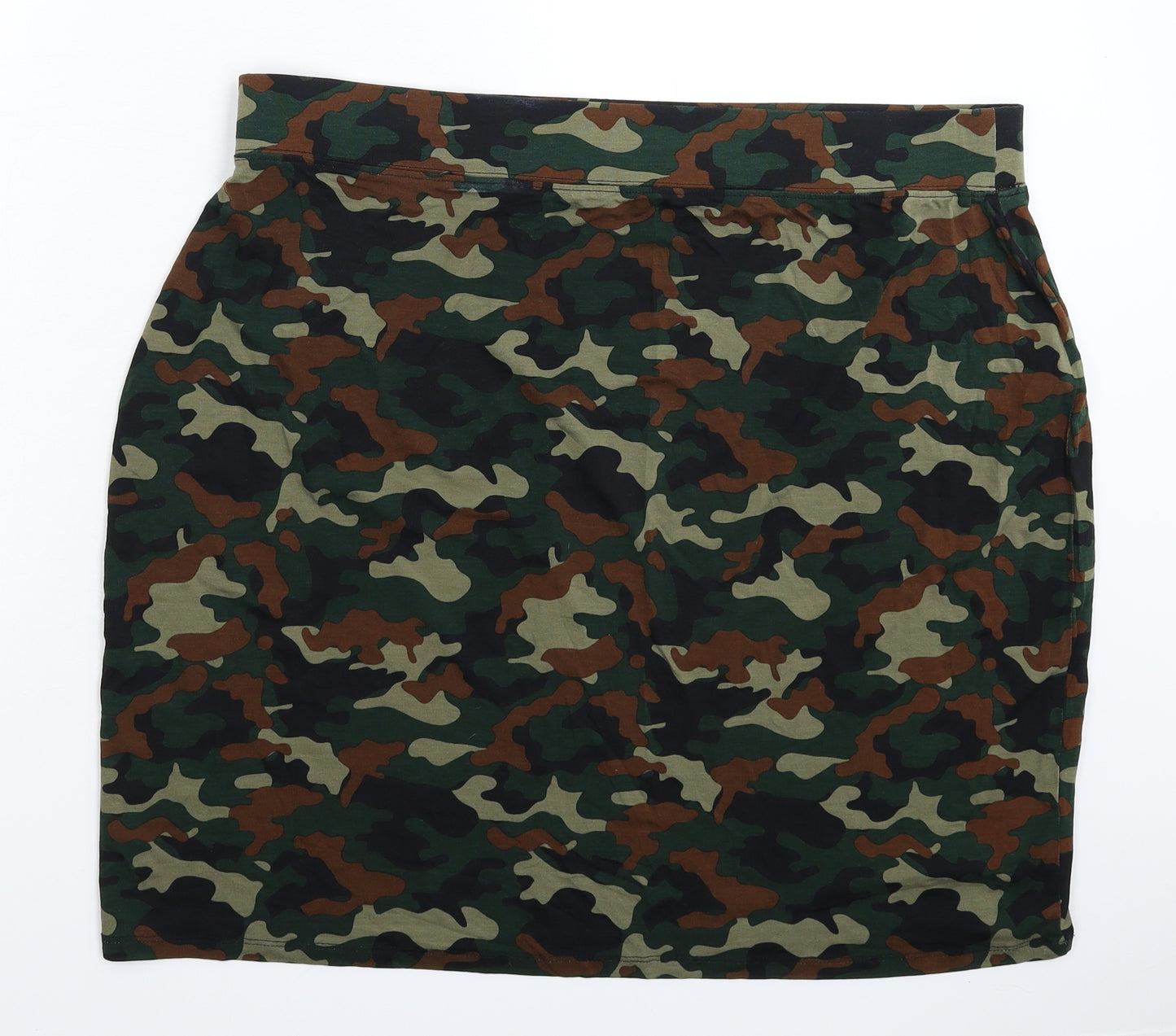 Capsule Womens Multicoloured Camouflage  Mini Skirt Size 24