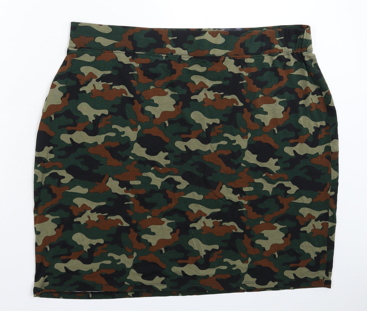 Capsule Womens Multicoloured Camouflage  Mini Skirt Size 24
