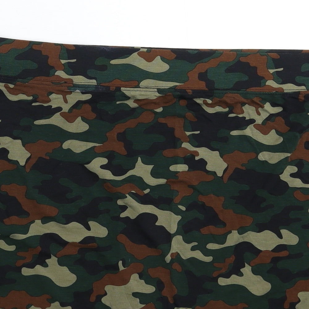 Capsule Womens Multicoloured Camouflage  Mini Skirt Size 24