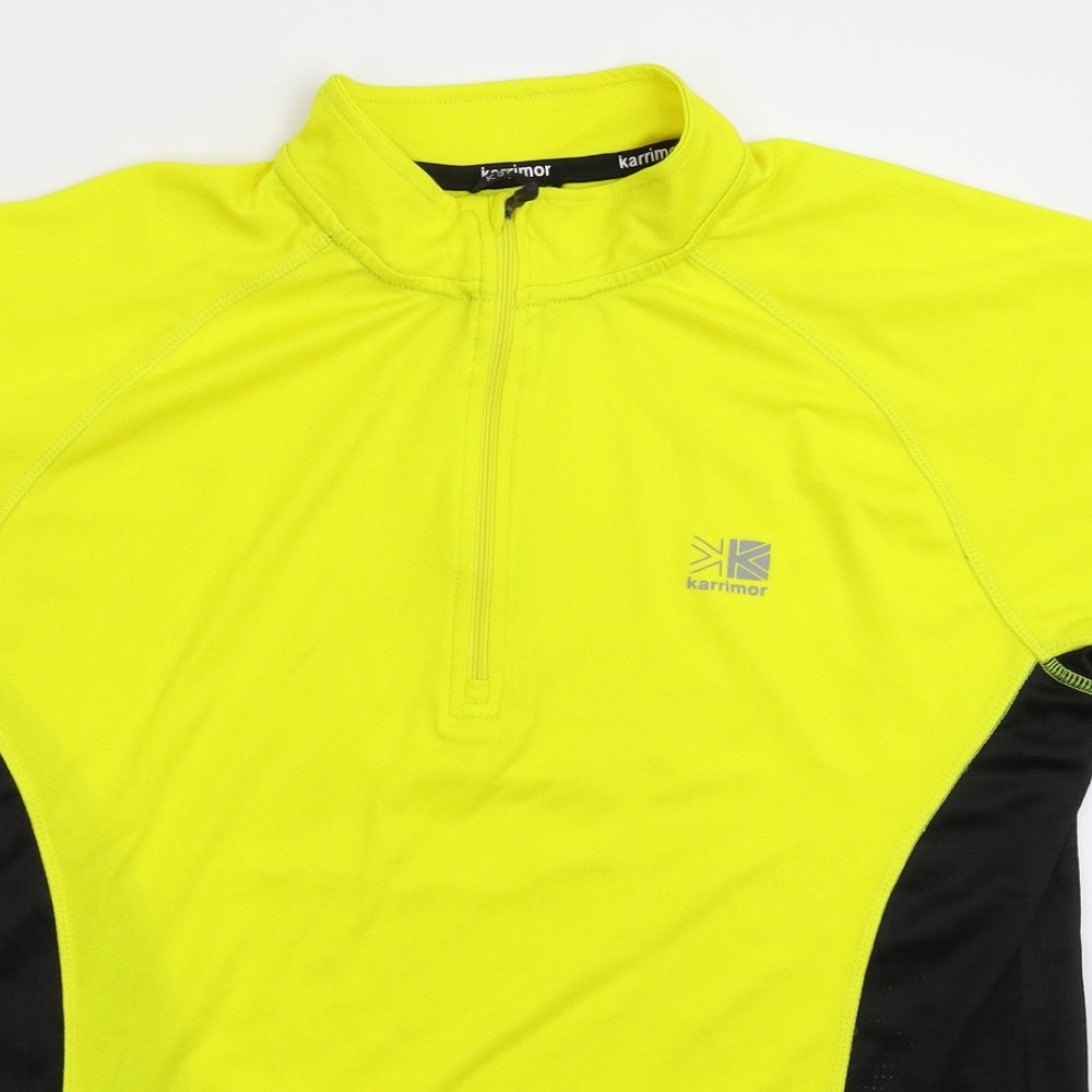 Karrimor Mens Yellow   Jersey T-Shirt Size L