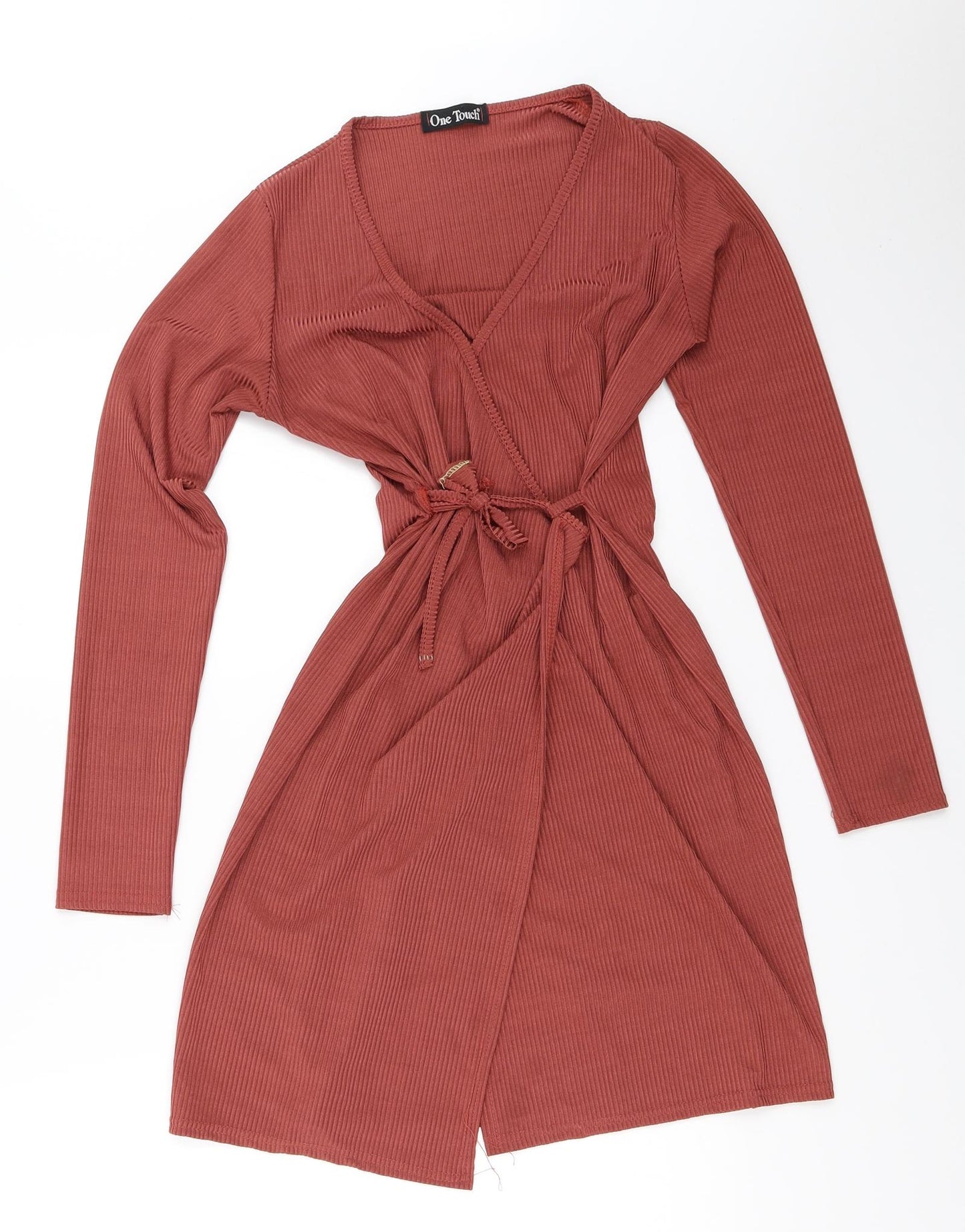 OneTouch Womens Pink   Wrap Dress  Size 12