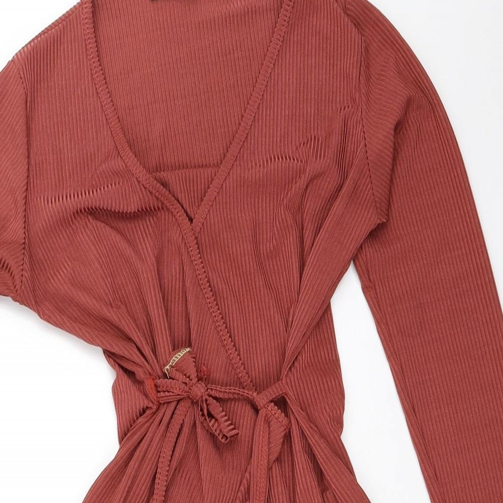OneTouch Womens Pink   Wrap Dress  Size 12