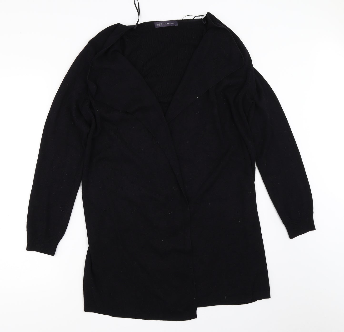Marks and Spencer Womens Black   Cardigan Jumper Size M