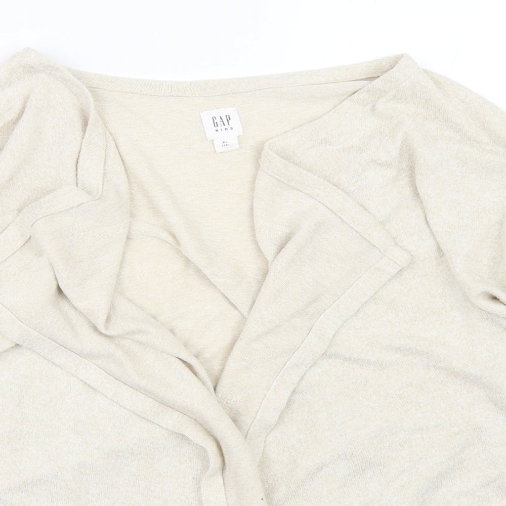 Gap Girls Beige   Cardigan Jumper Size 12 Years