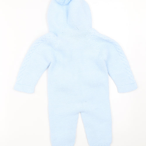Preworn Boys Blue   Romper One-Piece Size 12 Months