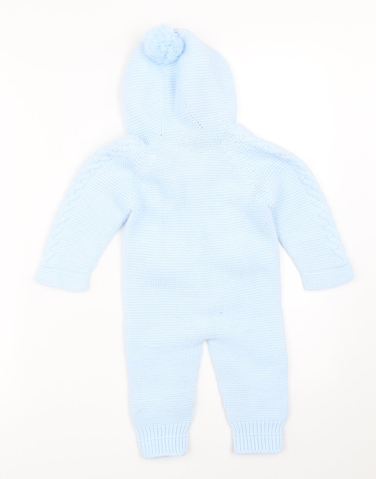 Preworn Boys Blue   Romper One-Piece Size 12 Months