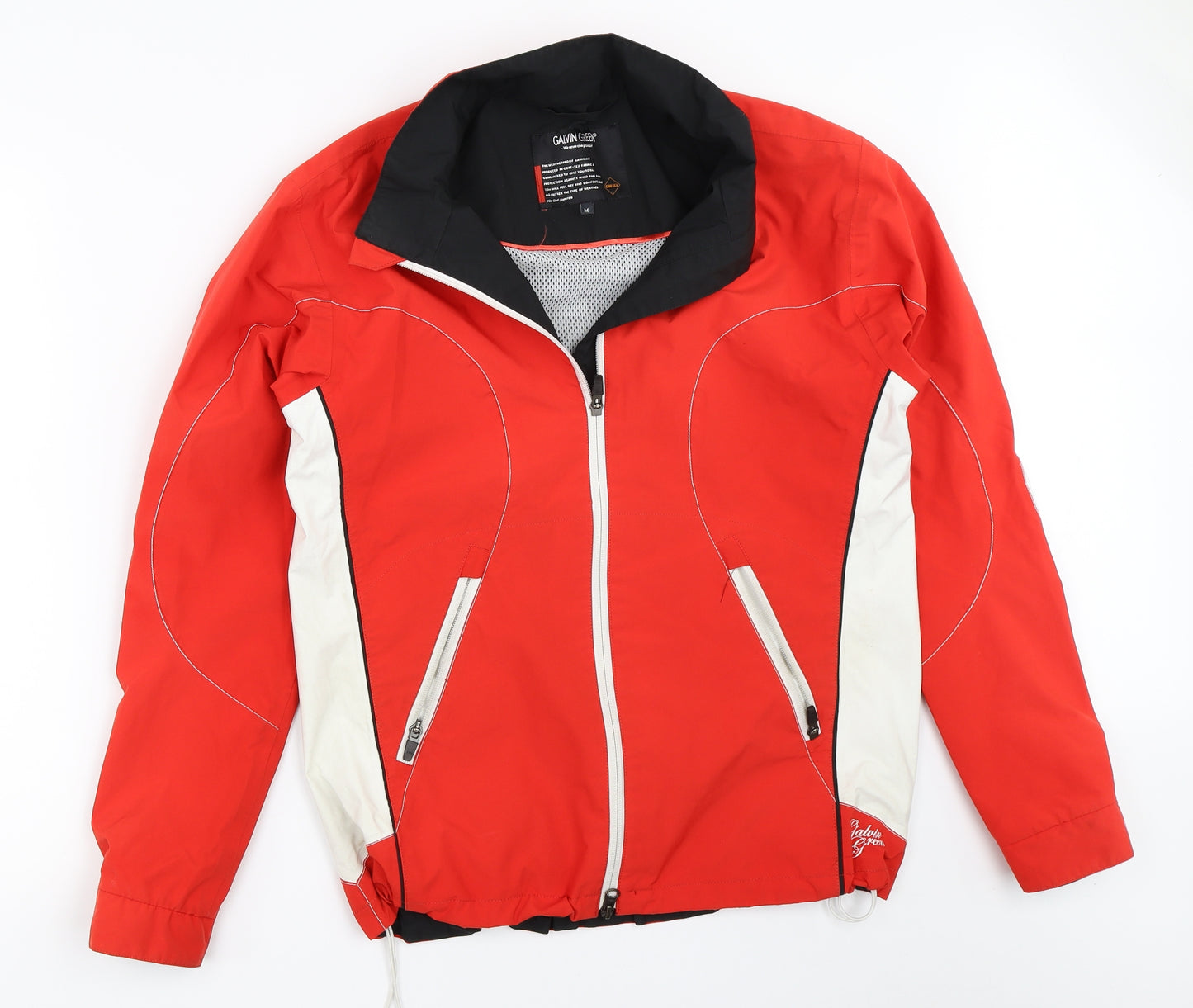 Galvin Green Mens Red   Windbreaker Coat Size M