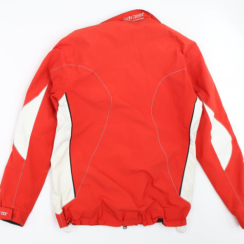 Galvin Green Mens Red   Windbreaker Coat Size M