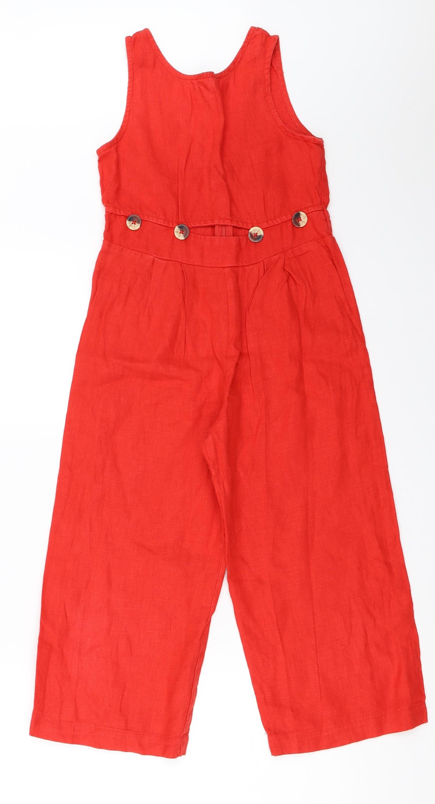 Zara Girls Red   Jumpsuit One-Piece Size 8 Years