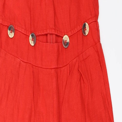Zara Girls Red   Jumpsuit One-Piece Size 8 Years