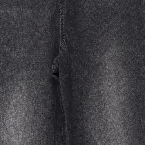 John Baner Boys Black  Denim Straight Jeans Size 12 Years