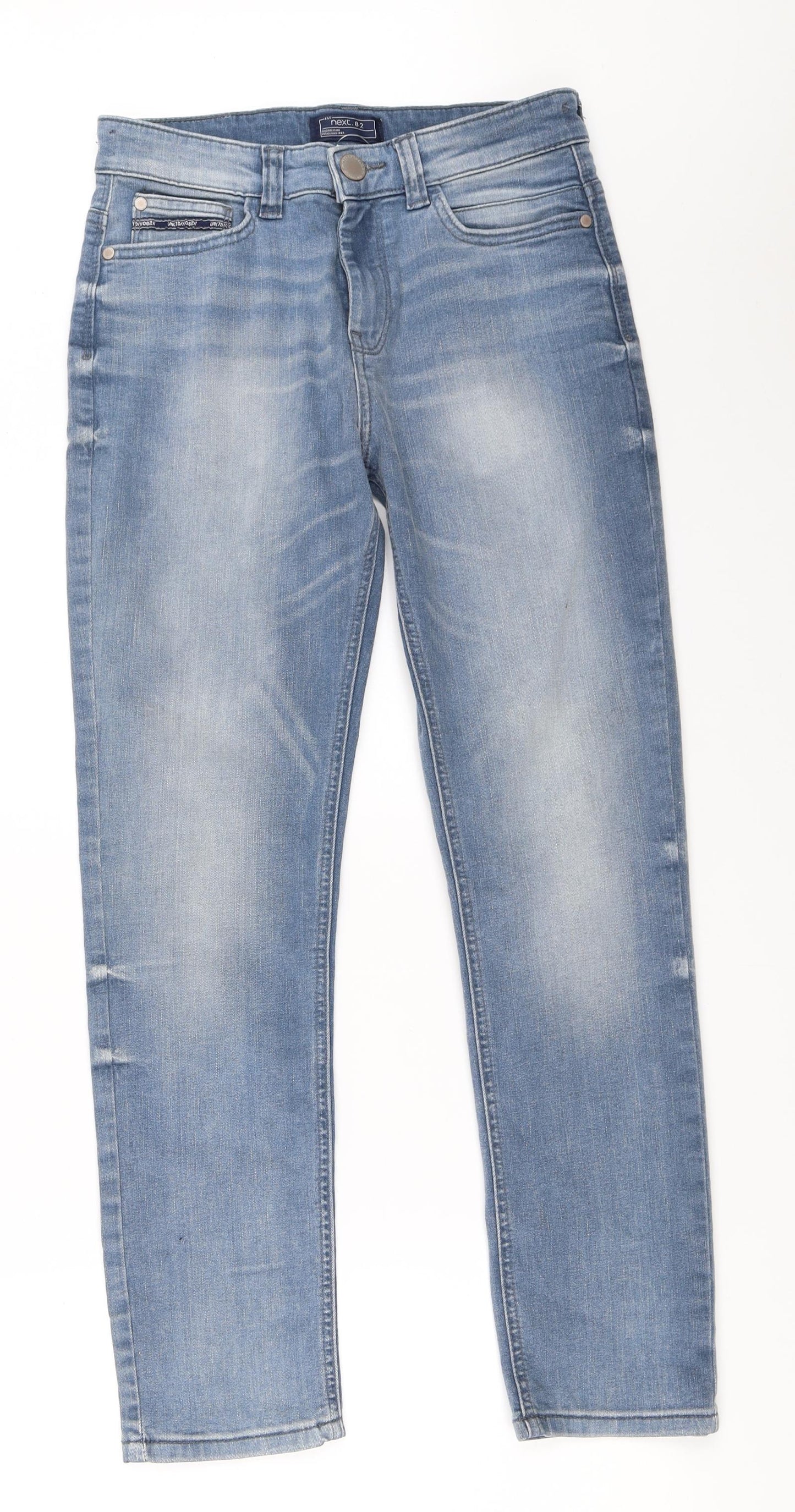 NEXT Boys Blue  Denim Straight Jeans Size 12 Years