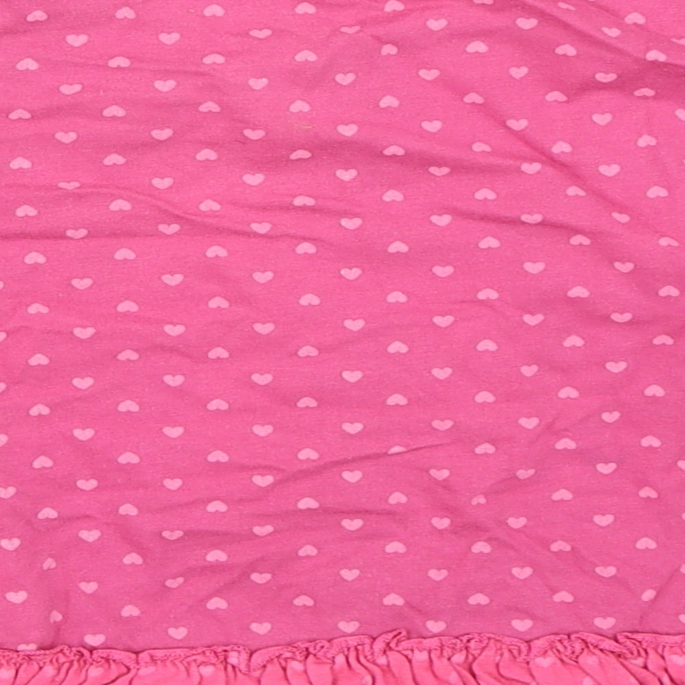 George Girls Pink   Basic T-Shirt Size 5-6 Years  - frozen