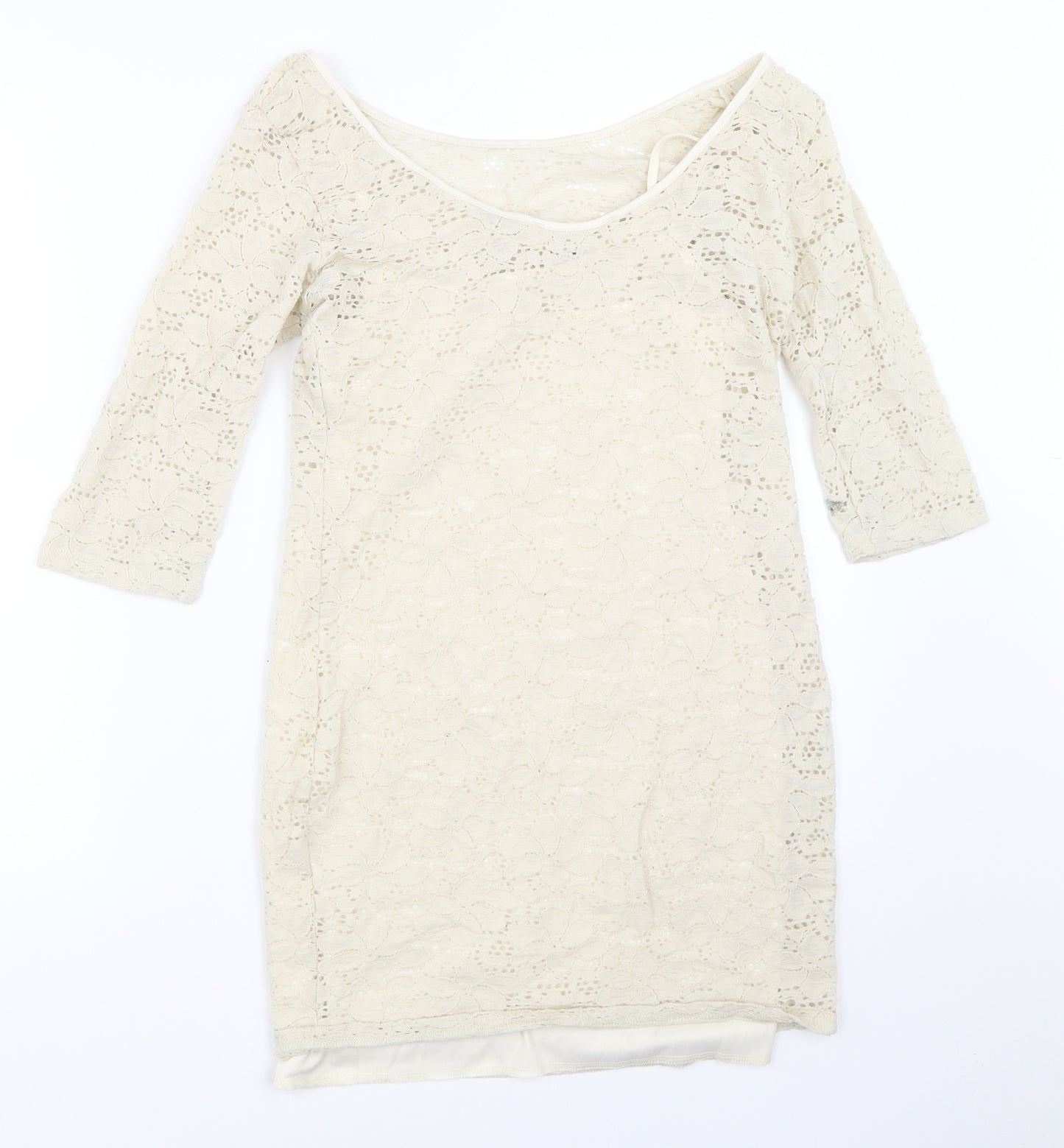 River Island Womens Beige   Bodycon  Size 10