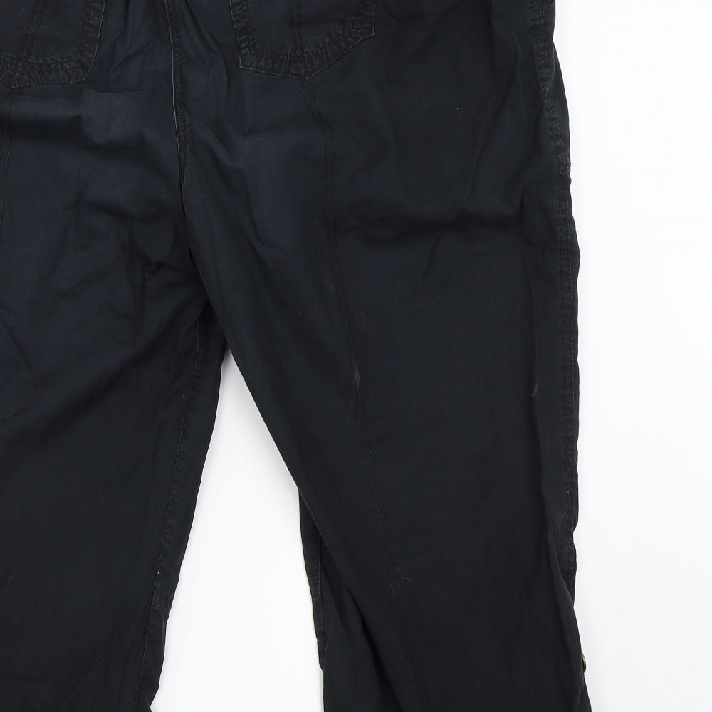 George Womens Black   Cropped Trousers Size 20 L21 in