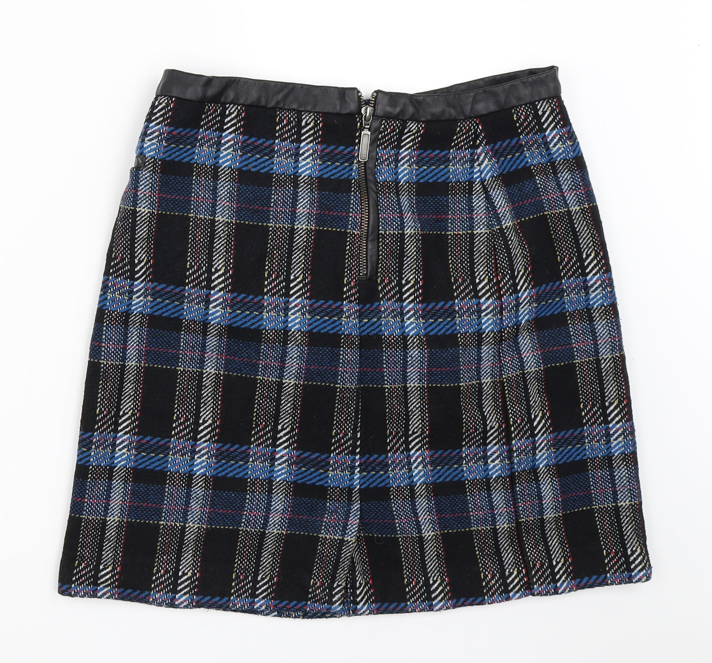 TU Womens Black Check  Mini Skirt Size 12