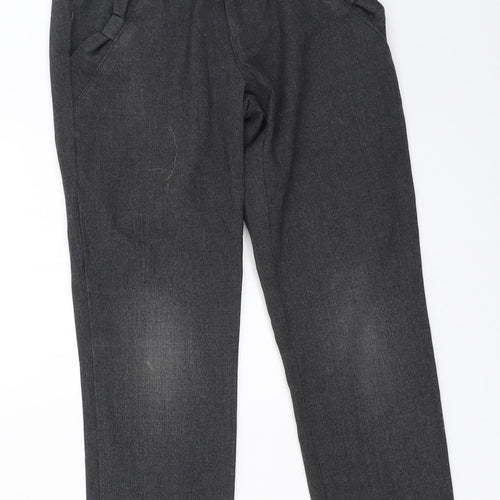 Matalan Girls Grey   Dress Pants Trousers Size 6 Years - School trousers