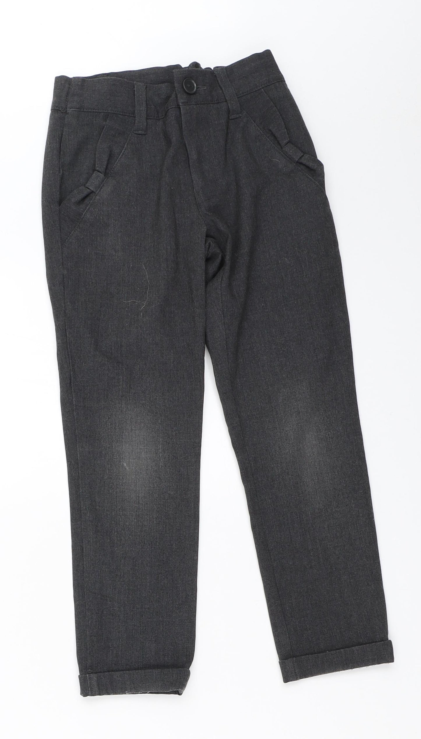 Matalan Girls Grey   Dress Pants Trousers Size 6 Years - School trousers