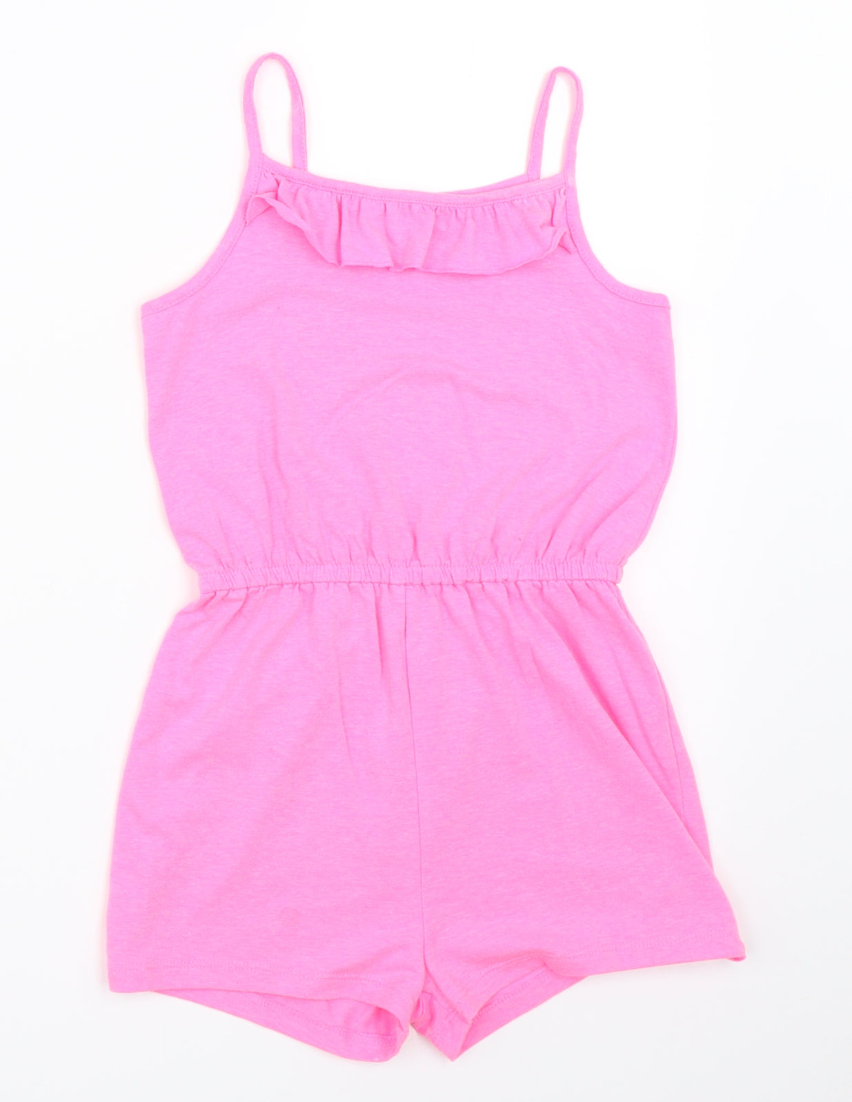 F&F Girls Pink   Playsuit One-Piece Size 6-7 Years