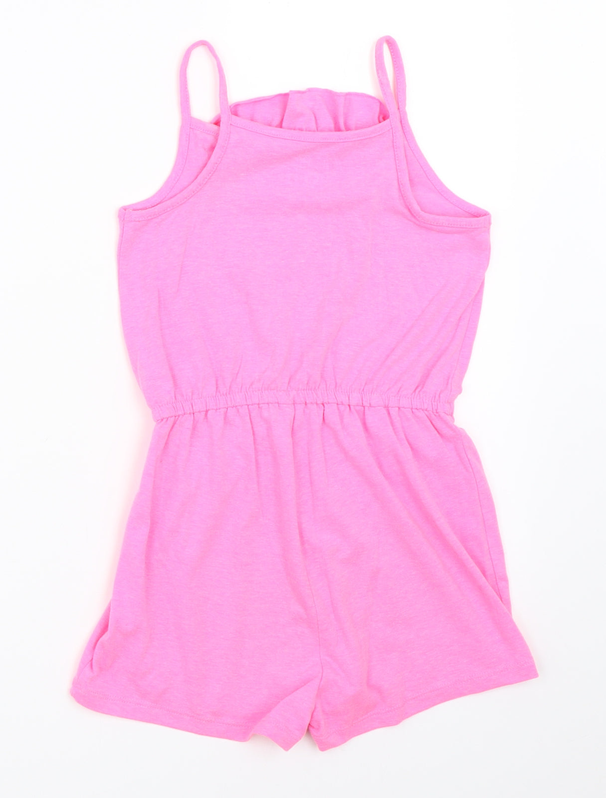 F&F Girls Pink   Playsuit One-Piece Size 6-7 Years