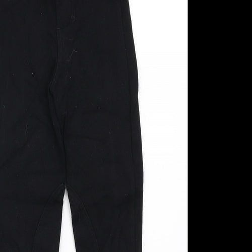 DECATHLON Girls Black   Capri Trousers Size 6 Years