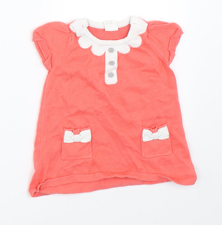 H&M Girls Pink   Shift  Size 0-3 Months