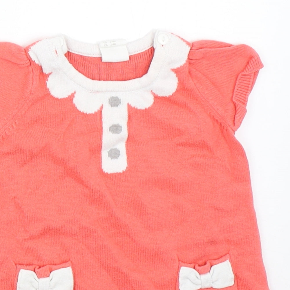 H&M Girls Pink   Shift  Size 0-3 Months