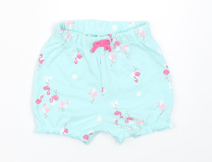 George Girls Blue Cropped Trousers Size 3-6 Months