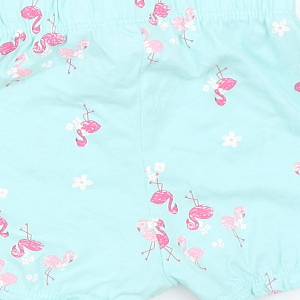 George Girls Blue   Cropped Trousers Size 3-6 Months