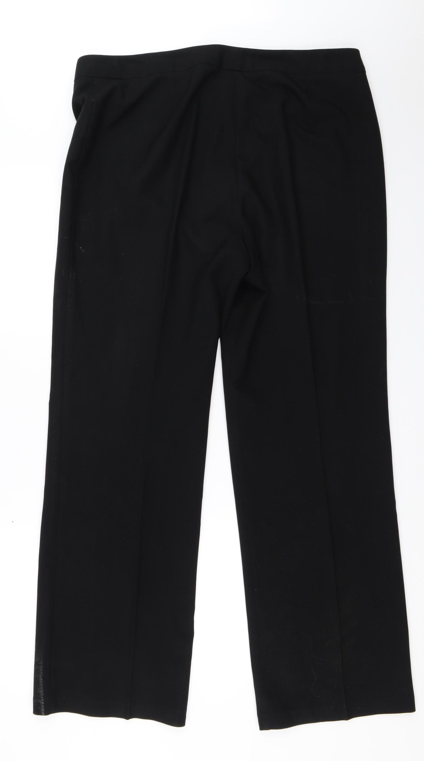 Marks and Spencer Womens Black   Trousers  Size 16 L31 in
