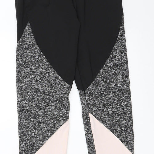 SheIn Girls Black   Capri Trousers Size 10 Years - gym leggings