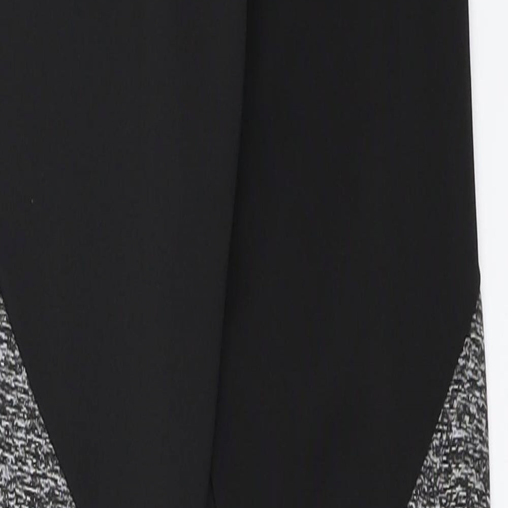 SheIn Girls Black   Capri Trousers Size 10 Years - gym leggings