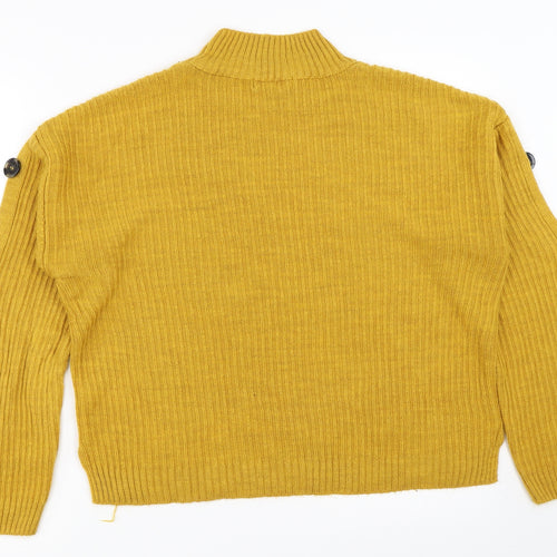 Primark Womens Yellow   Pullover Jumper Size L