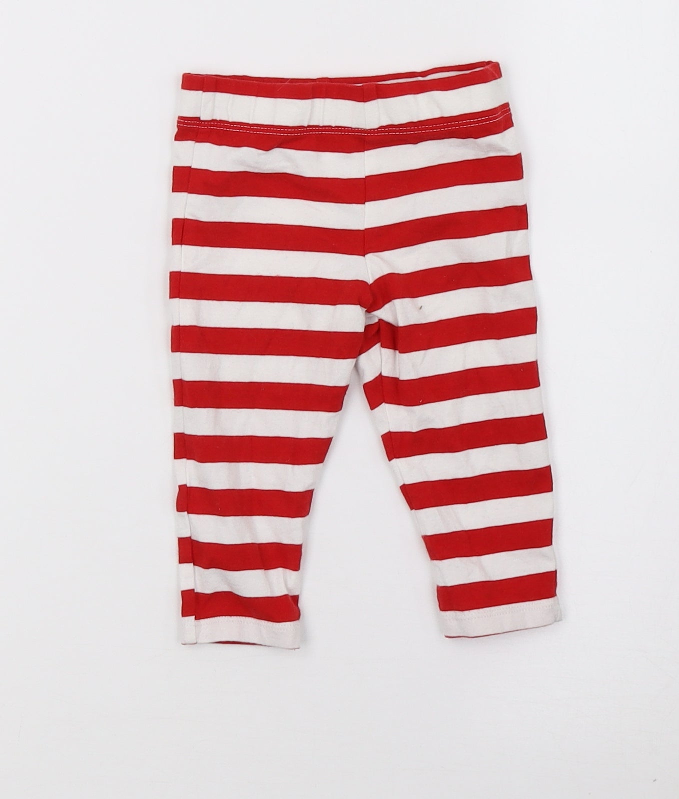 fred & fo Baby Red Striped  Sweatpants Trousers Size 3-6 Months
