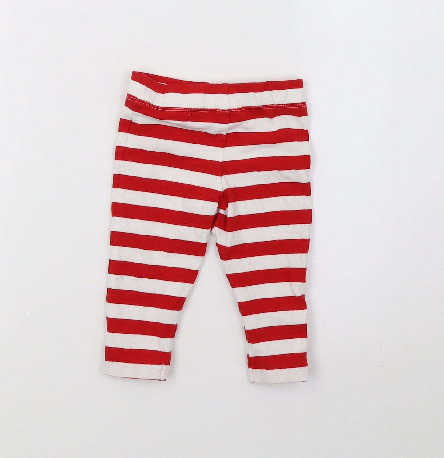 fred & fo Baby Red Striped  Sweatpants Trousers Size 3-6 Months