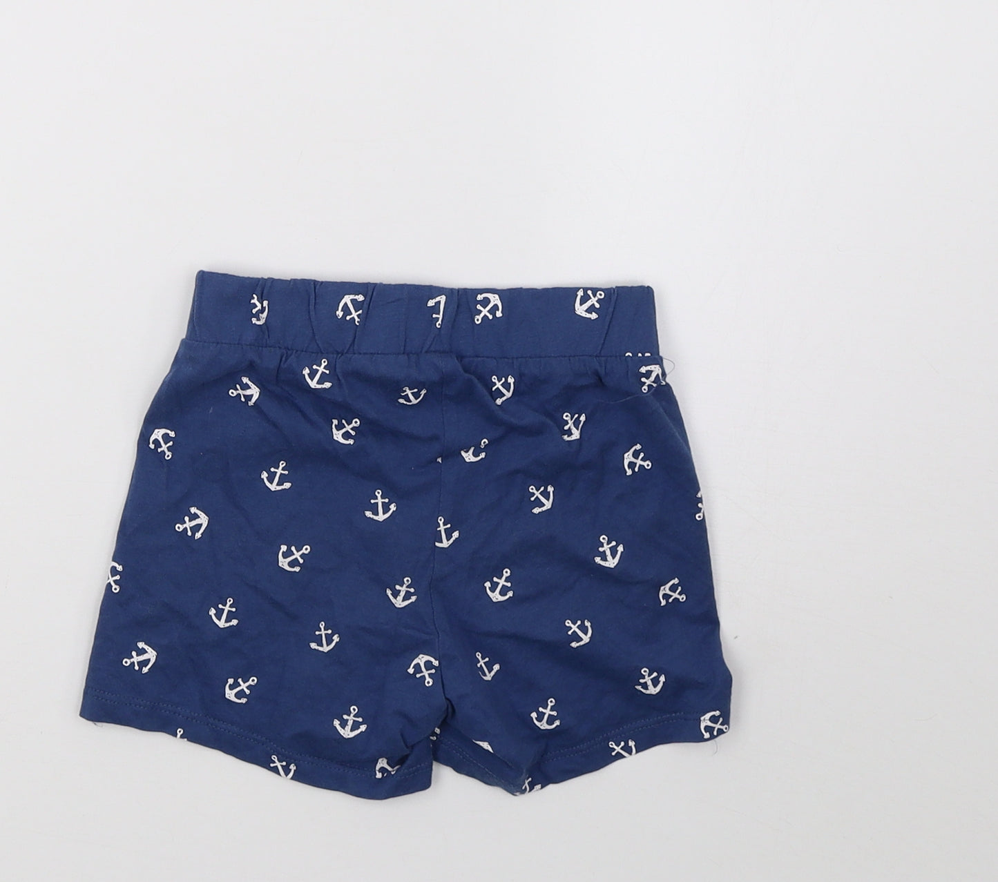 H&M Boys Blue Polka Dot   Sleep Shorts Size 3-4 Years