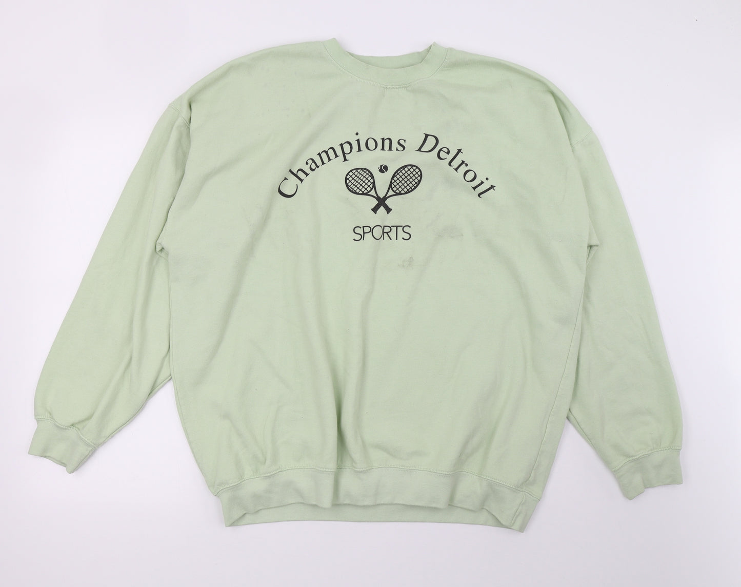 Preworn Womens Green   Pullover Sweatshirt Size XL